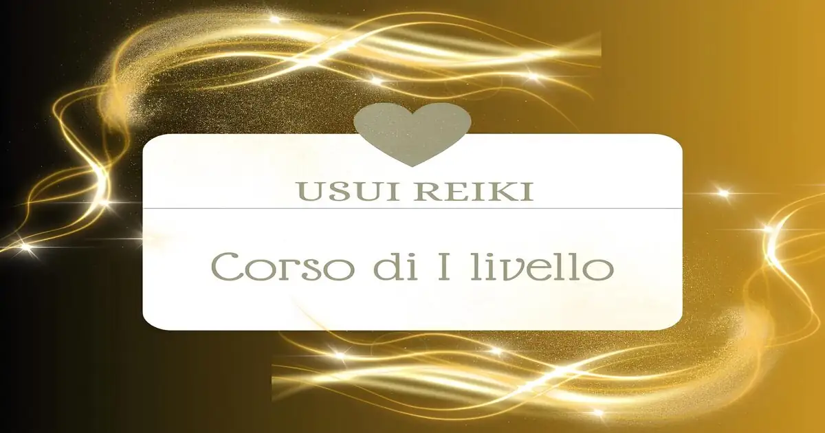 Locandina del Corso di primo livello Usui Reiki a Lecce